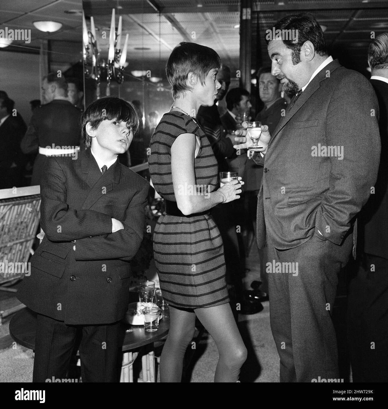 A reception for the film Oliver! Jack Wild (left) who plays The Artful