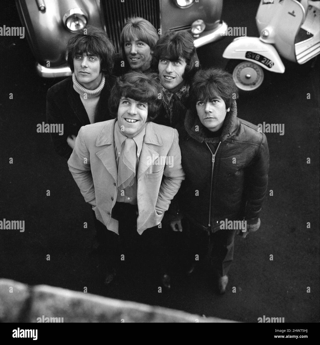 Car owners Dave Dee, Dozy,Tich, Beaky and Mick.  December 1st 1967 X11130 Stock Photo