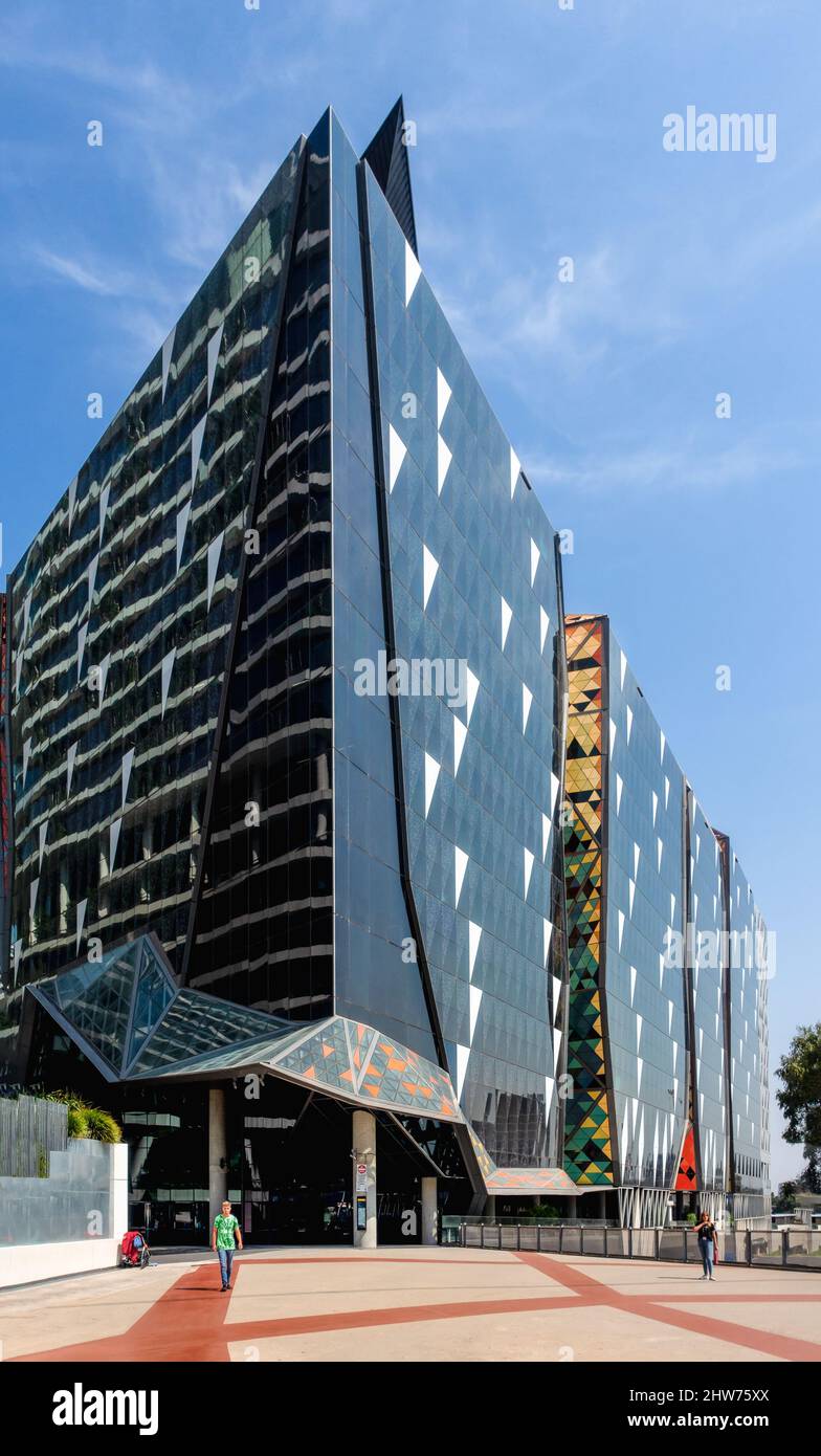 Melbourne, Victoria, Australia - NAB (National Australia Bank) Docklands by Woods Bagot Stock Photo