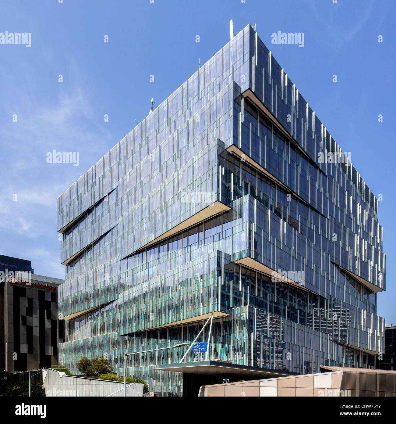 Melbourne, Victoria, Australia - Seven17 Bourke Street building by Metier 3 Architects Stock Photo