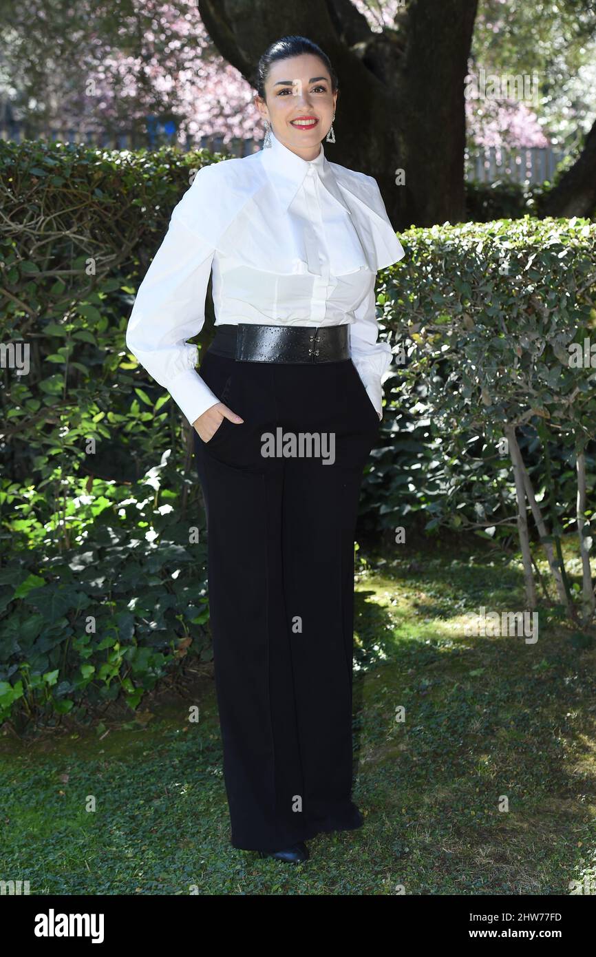 Italian actress Liliana Fiorelli attends the photocall of the TV series