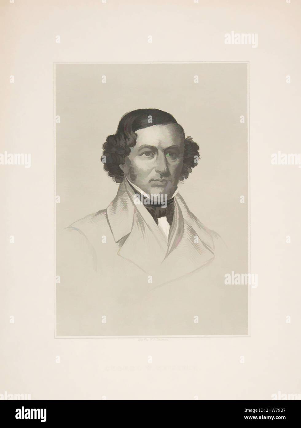 Art inspired by George W. Whistler, 1800–1849, 1841–60, Engraving, sheet: 9 5/8 x 7 in. (24.4 x 17.8 cm), Prints, William G. Jackman (British, active America ca. 1841–1860, Classic works modernized by Artotop with a splash of modernity. Shapes, color and value, eye-catching visual impact on art. Emotions through freedom of artworks in a contemporary way. A timeless message pursuing a wildly creative new direction. Artists turning to the digital medium and creating the Artotop NFT Stock Photo