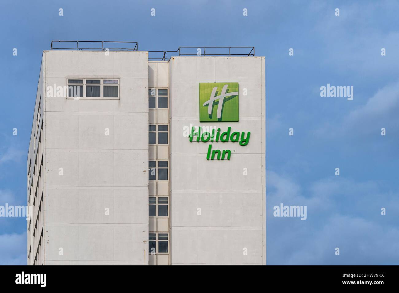 The Holiday Inn Hotel in Southampton, Hampshire, beside the docks and