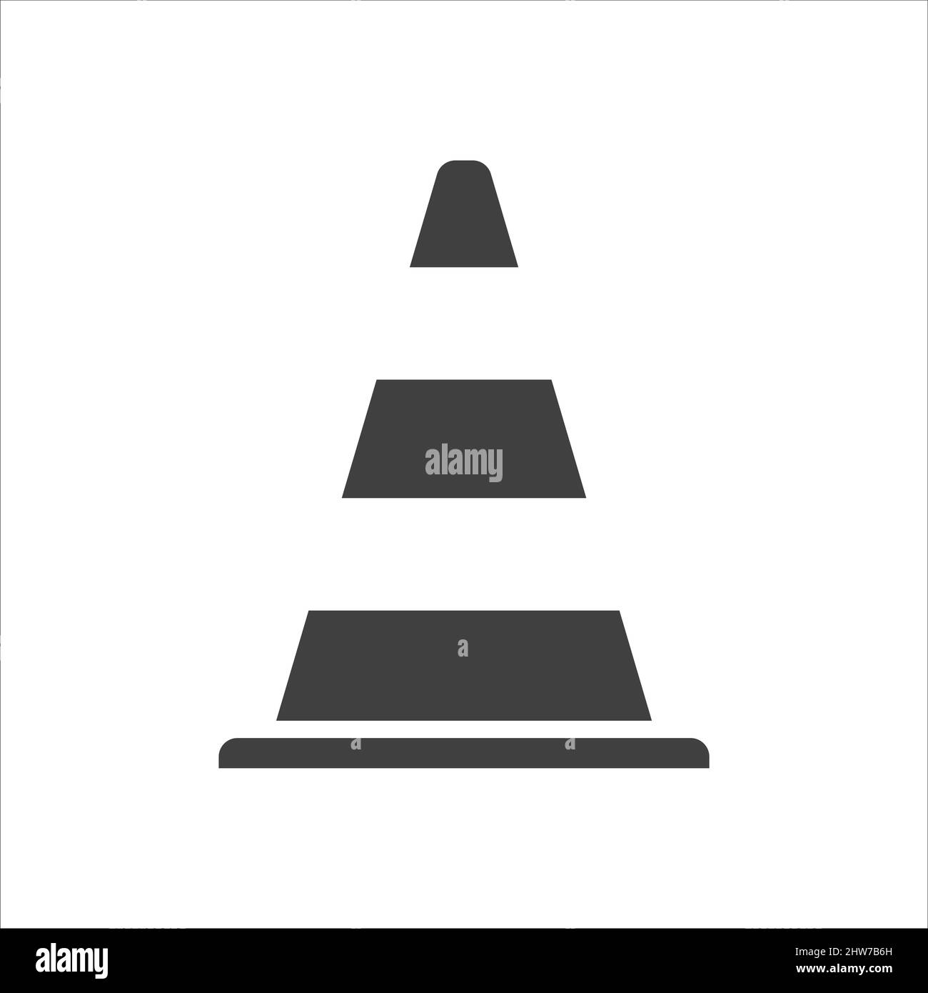 Traffic cone icon. Simple vector illustration Stock Vector Image & Art ...