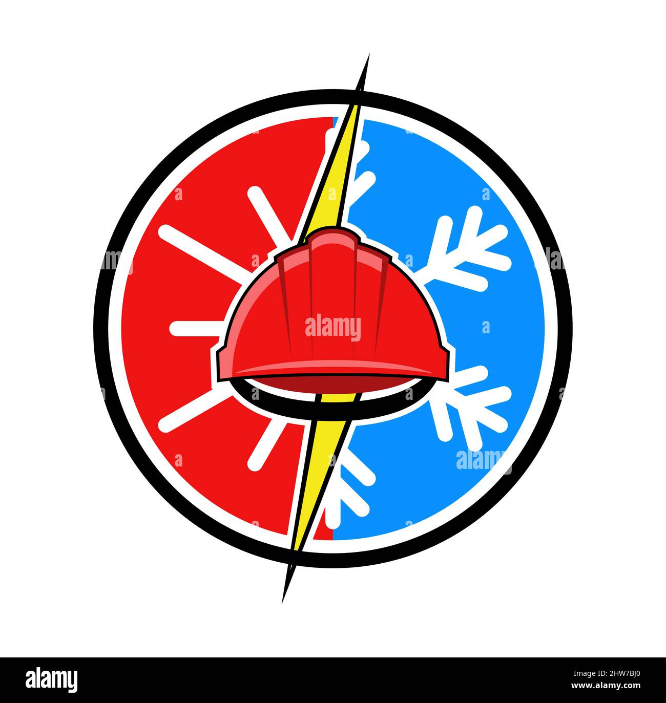 Red hard hat construction helmet design illustration vector eps format ...