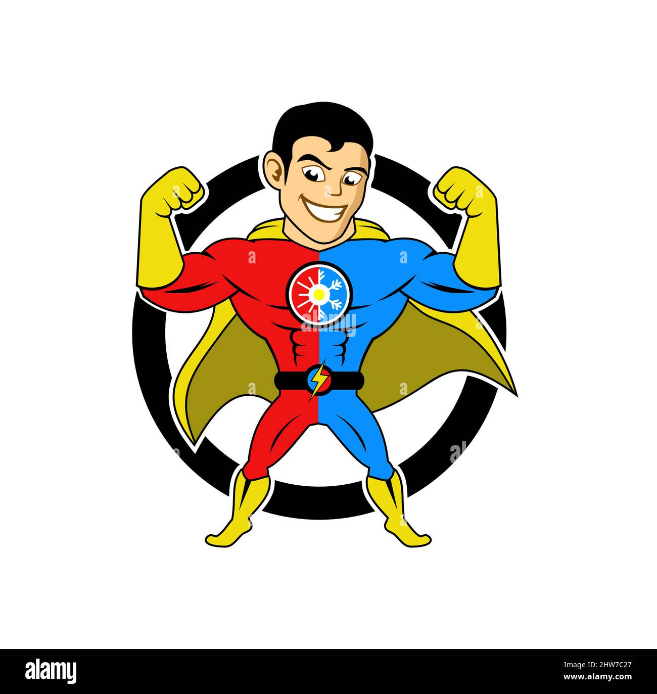 Super hero character Cartoon design illustration vector eps format ...