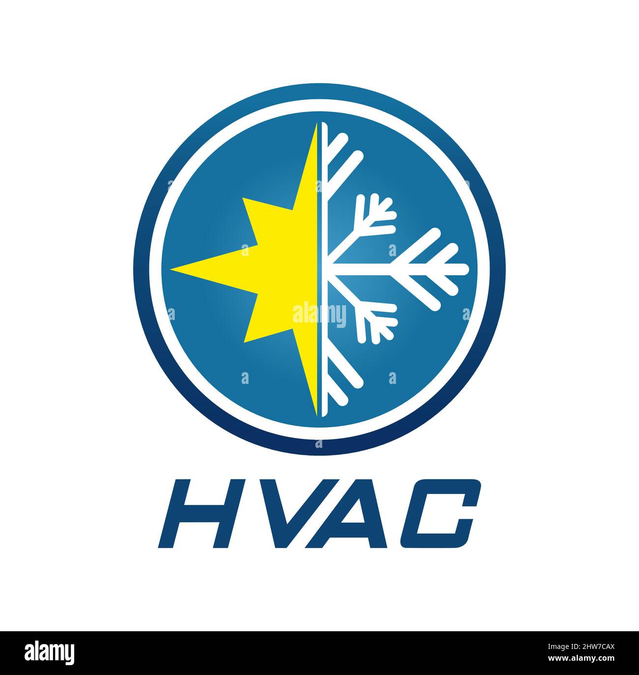 HVAC logo design illustration vector eps format , suitable for your