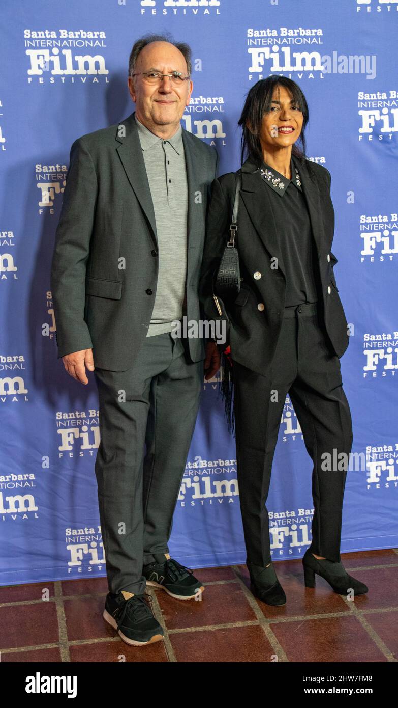 Red Carpet arrivals (I-r) Bertrand Tessier and Myriam Brough,“Roger ...