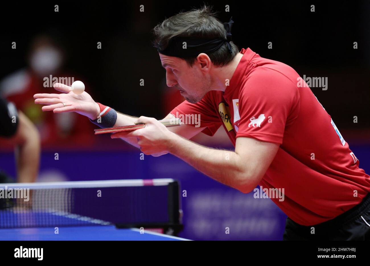 Table Tennis Champions League 2nd Semi Final High Resolution Stock