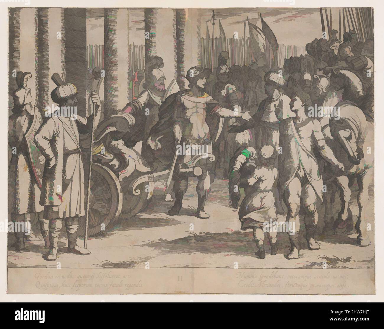 Alexander cutting the gordian knot hires stock photography and images