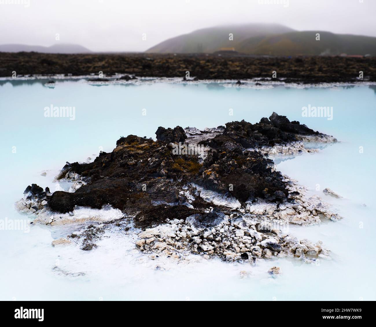 Dirt and rocks in Blue Lagoon, Reykjanes, Iceland Stock Photo - Alamy