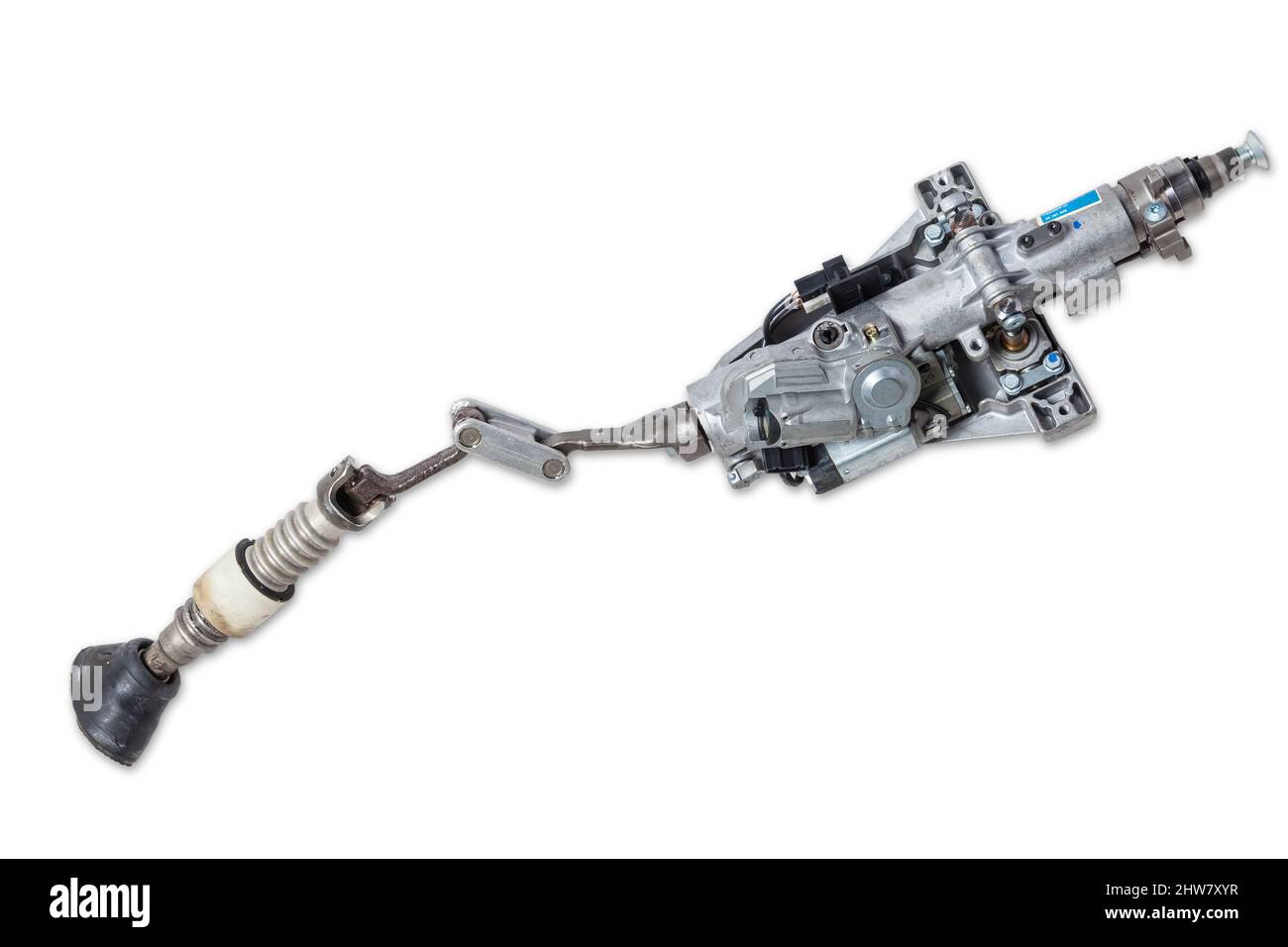 Car steering column a car control system with the function of