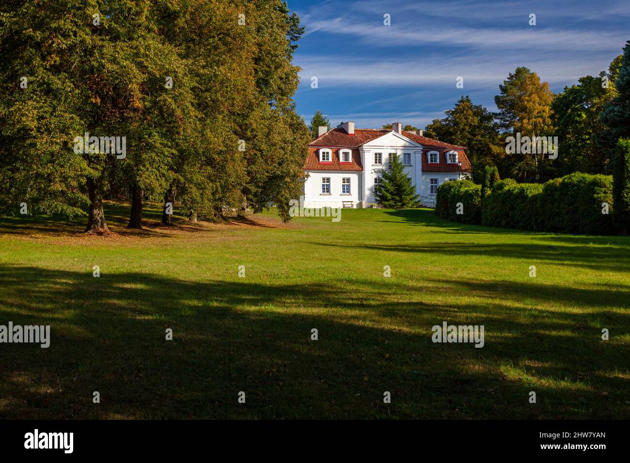 Gierloz, manor house,Poland Stock Photo