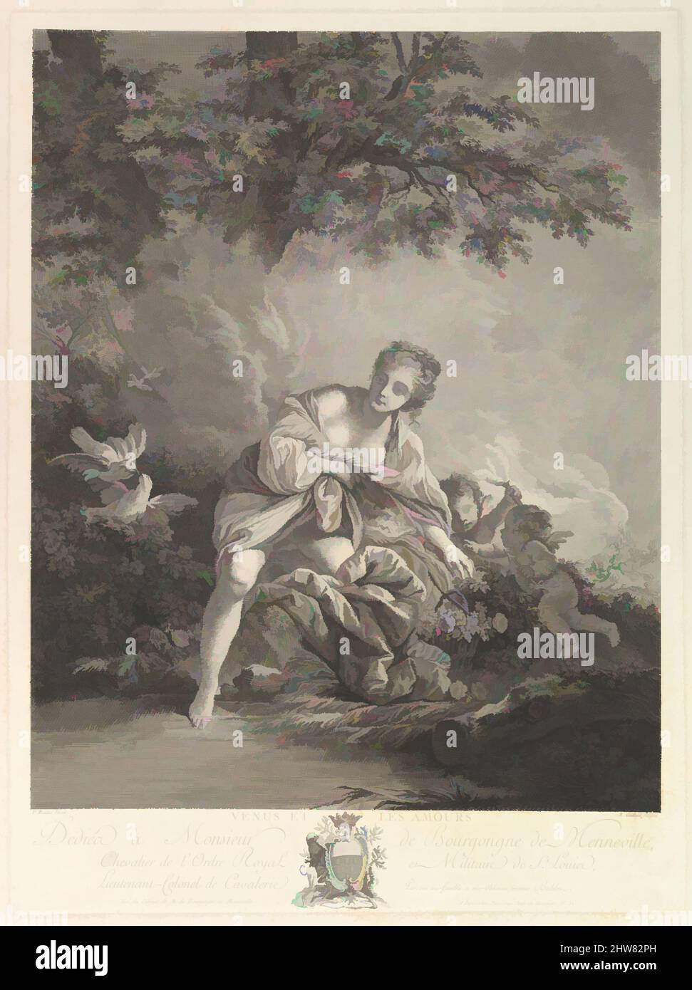 Vintage 1958 Boucher “Venus” Art Print Vintage 1958 Boucher “Venus” Art Print