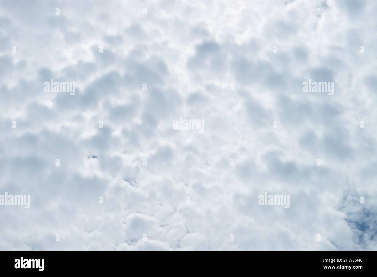 Sky Filled with Amazing Stratocumulus Clouds Stock Photo
