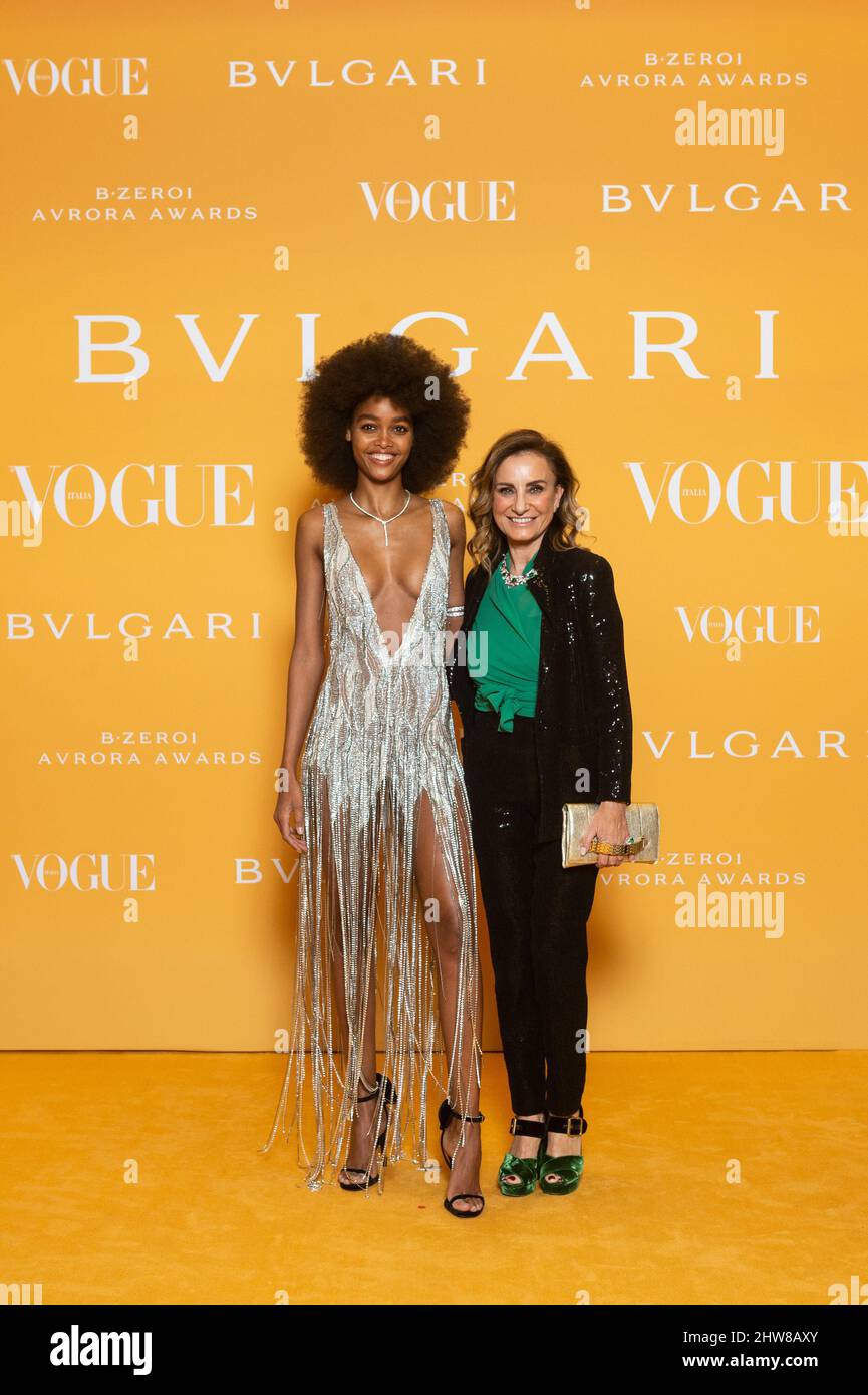 Blesnya Minher , Lucia Silvestri Bvlgari B.Zero1 Avrora Awards
