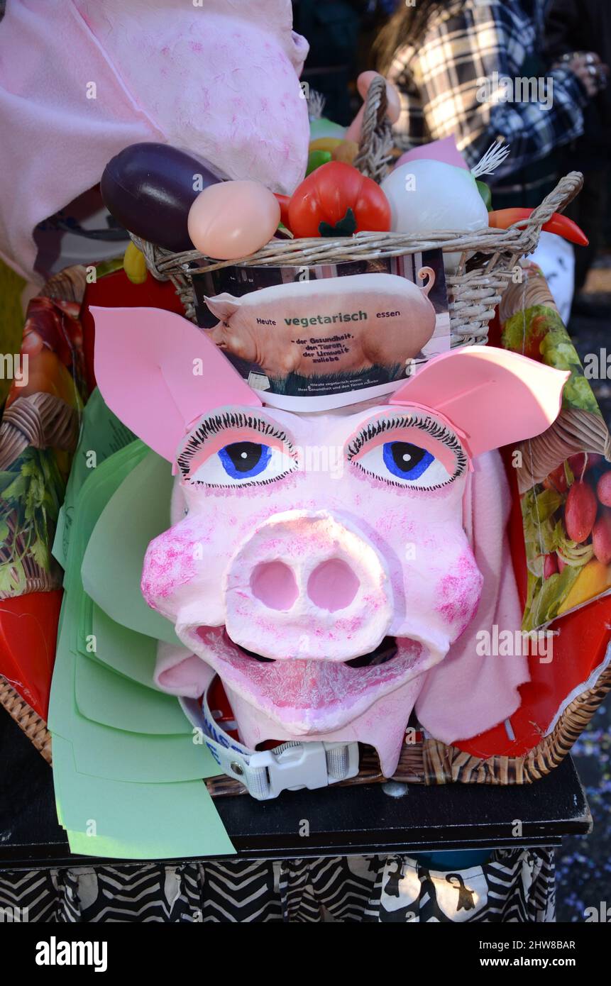 SWISS, Bâle, Carnival, Fasnacht, UNESCO, Intangible Cultural Heritage of Humanity Stock Photo