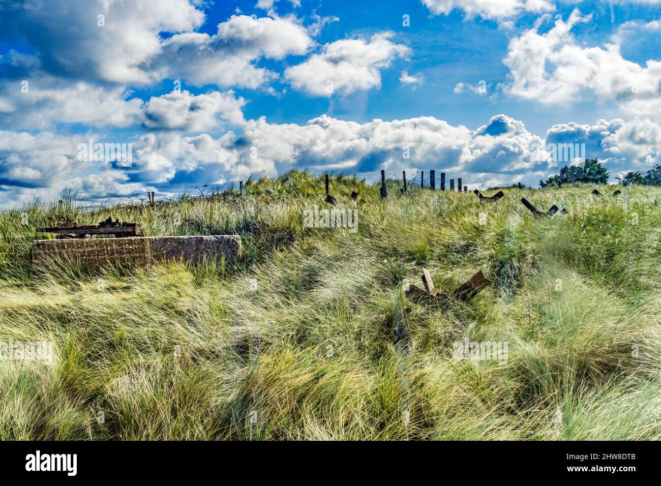 German Fortifications Steel Beach Defenses Behind Utah World War 2 D ...