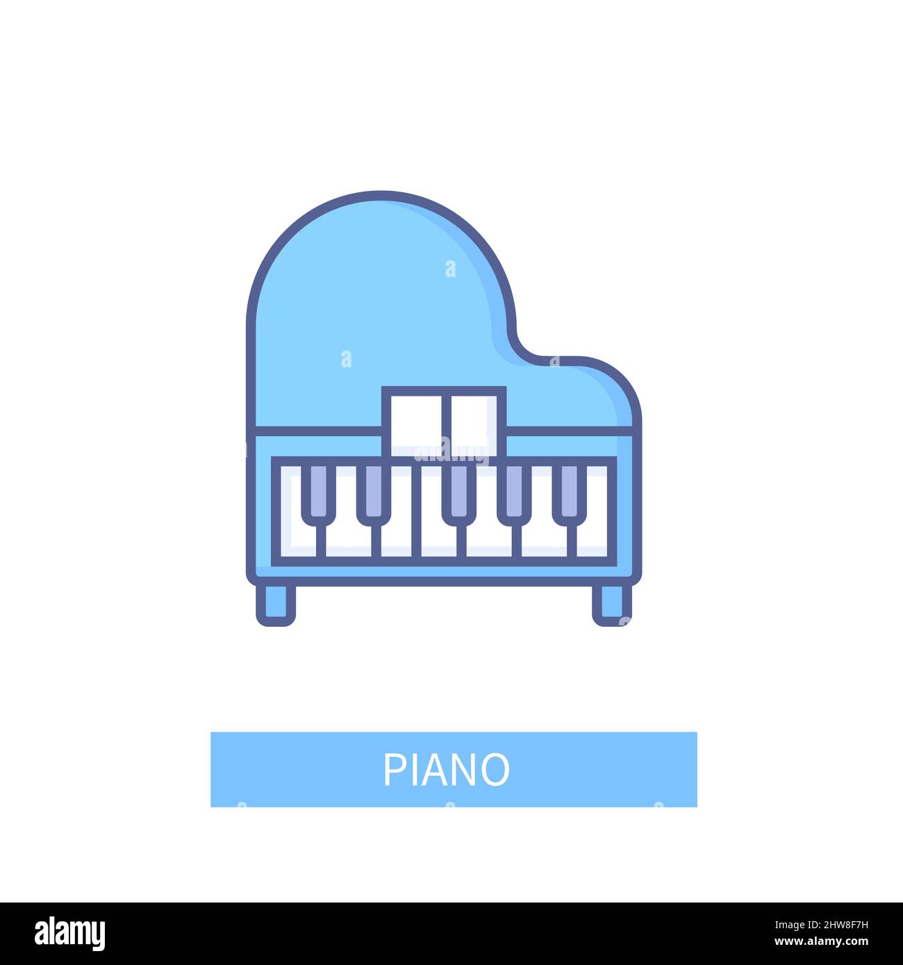 Retro keyboard icon, outline style Stock Vector Image & Art - Alamy