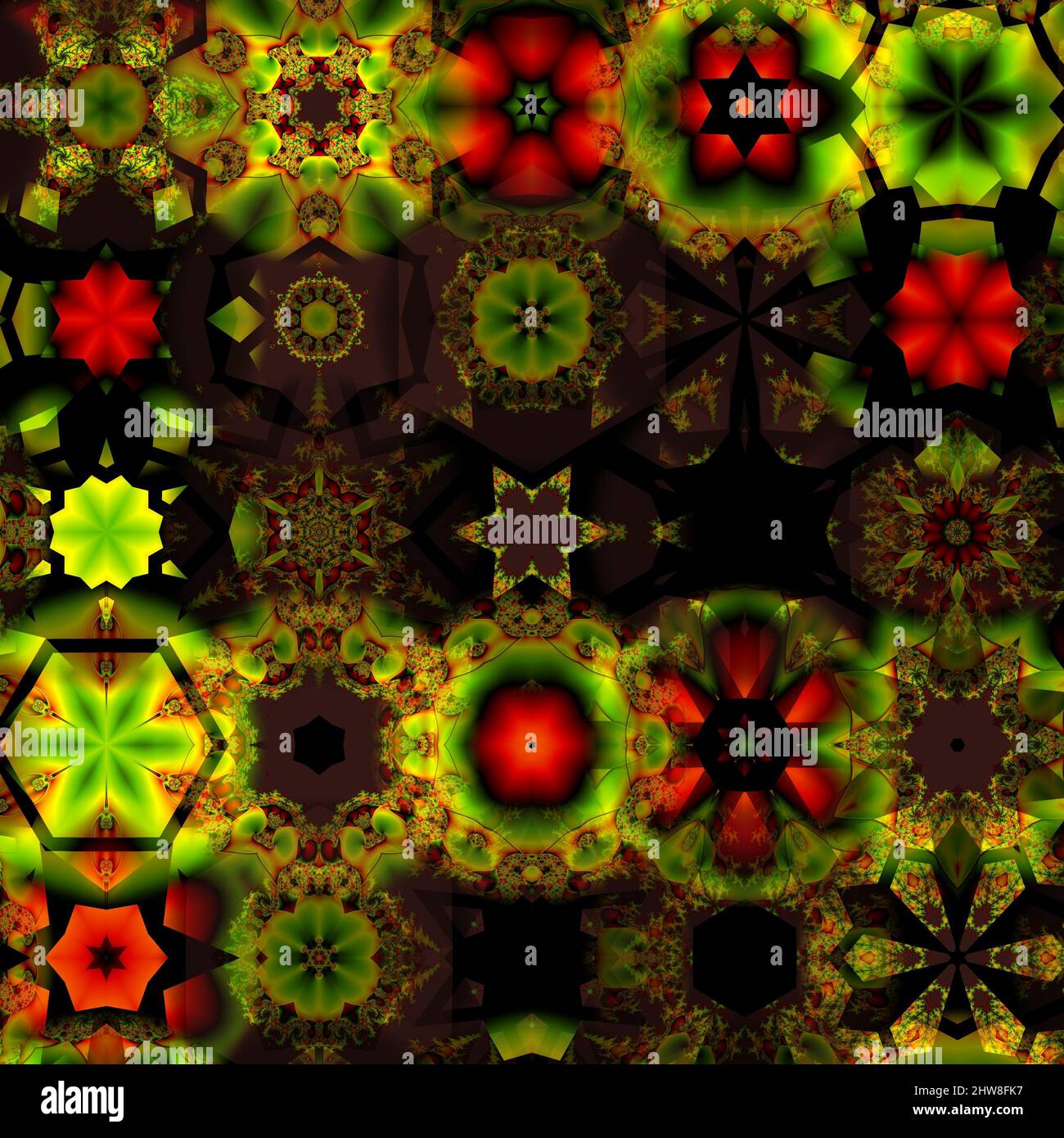 Abstract Computer generated Fractal design. A fractal is a never-ending ...