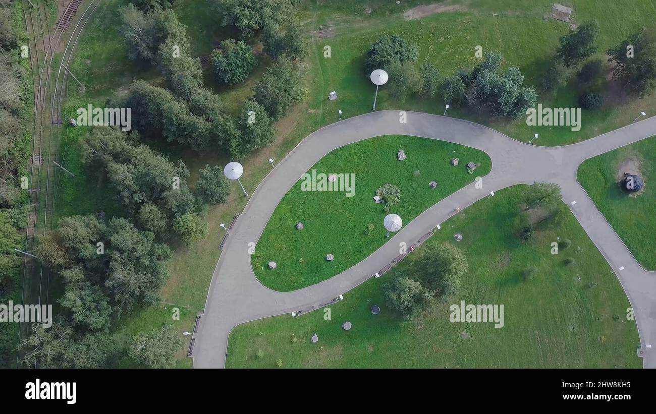 Aerial view summer green park london hi-res stock photography and ...