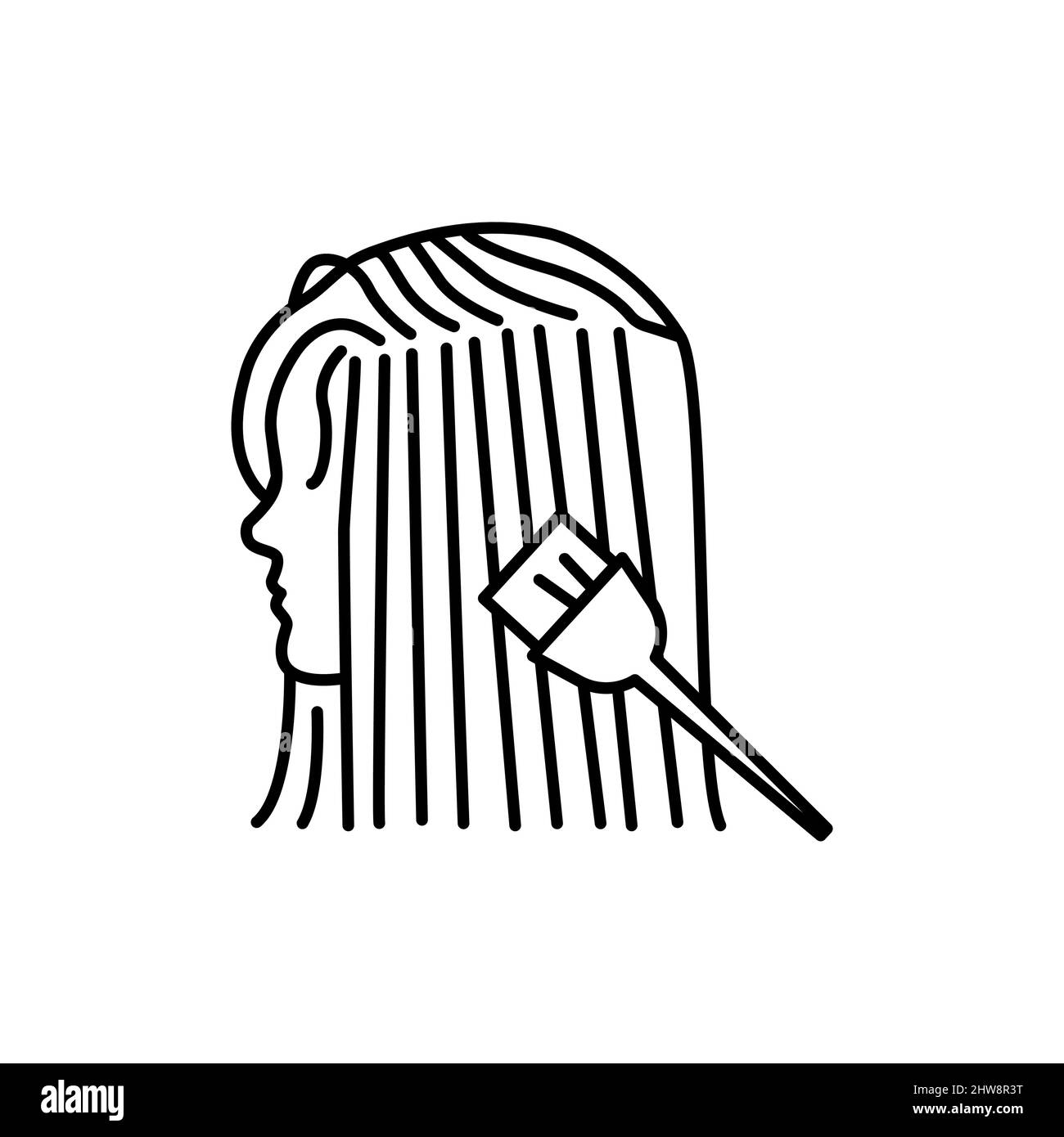 Balayage vector vectors hi-res stock photography and images - Alamy