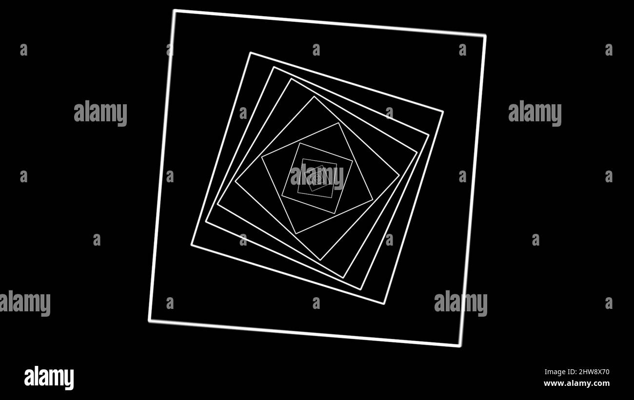 Abstract Computer Gif Abstract animation rotating of shape. Abstract computer rendering Stock ...