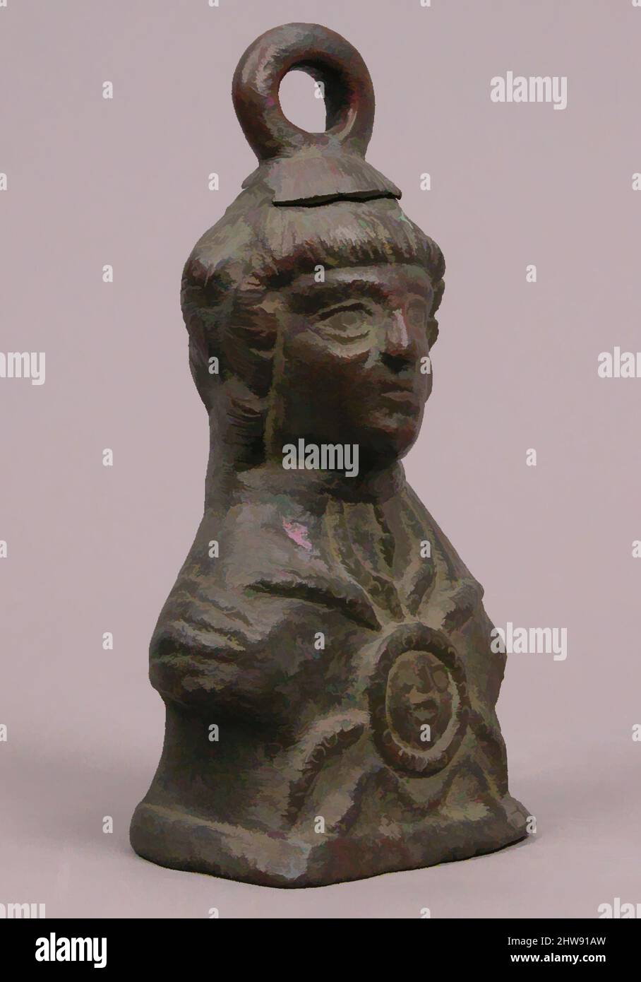 Art Inspired By Steelyard Weight In The Form Of Athena 6th 9th Century Byzantine Copper Alloy 8 1 4 4 1 2 2 13 16 In 4 2 Lb 9 11 4 7 1