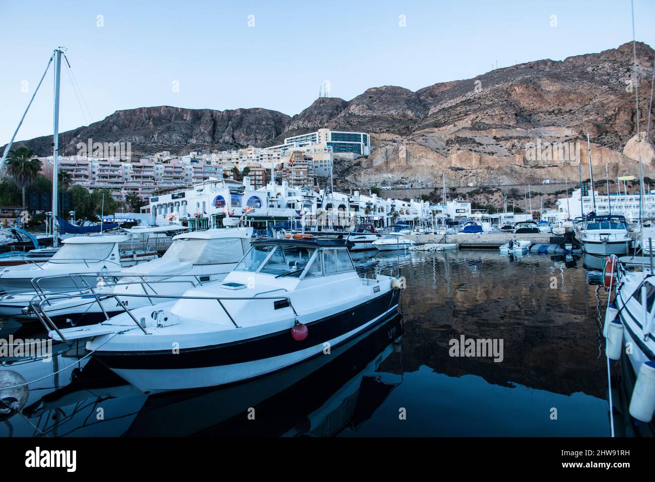 Aguadulce Marina, Roquetas de Mar, Almería Stock Photo