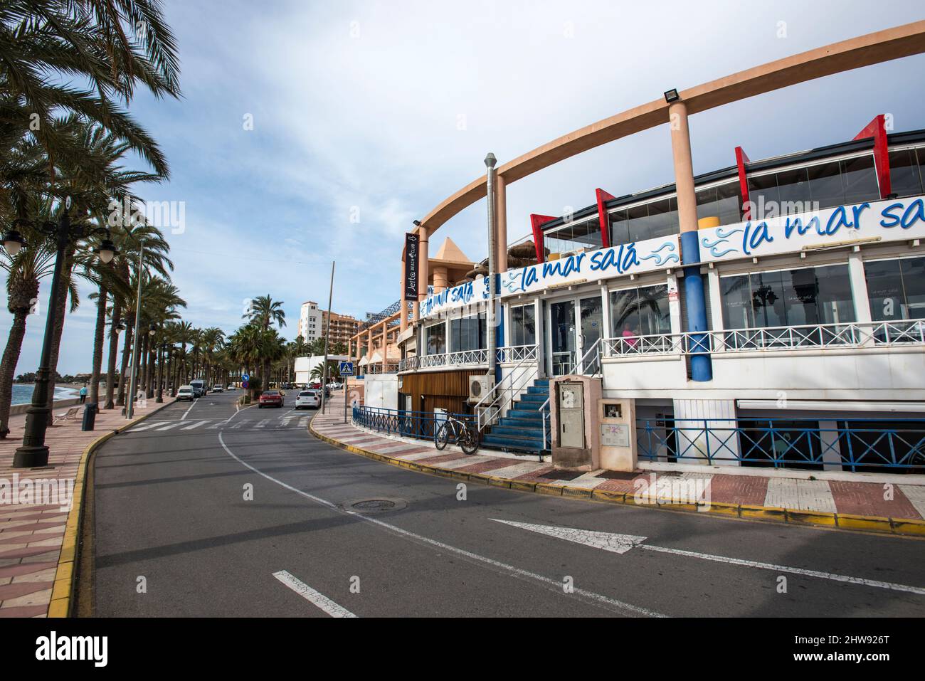 Paseo Marítimo de Aguadulce, Roquetas de Mar, Almería Stock Photo - Alamy