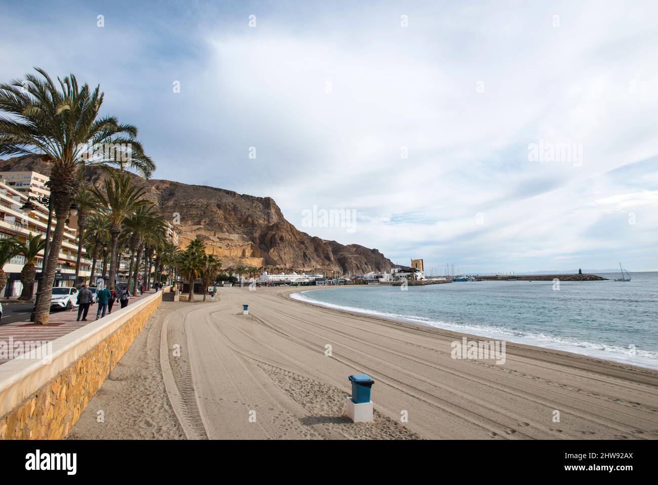 Aguadulce Beach, Roquetas de Mar, Almería Stock Photo - Alamy