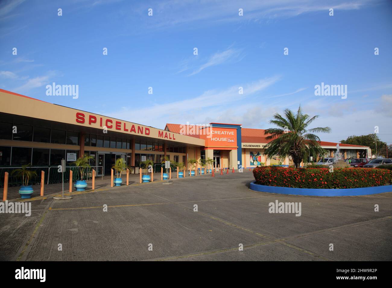 Grand Anse Grenada St Spiceland Mall Stock Photo Alamy