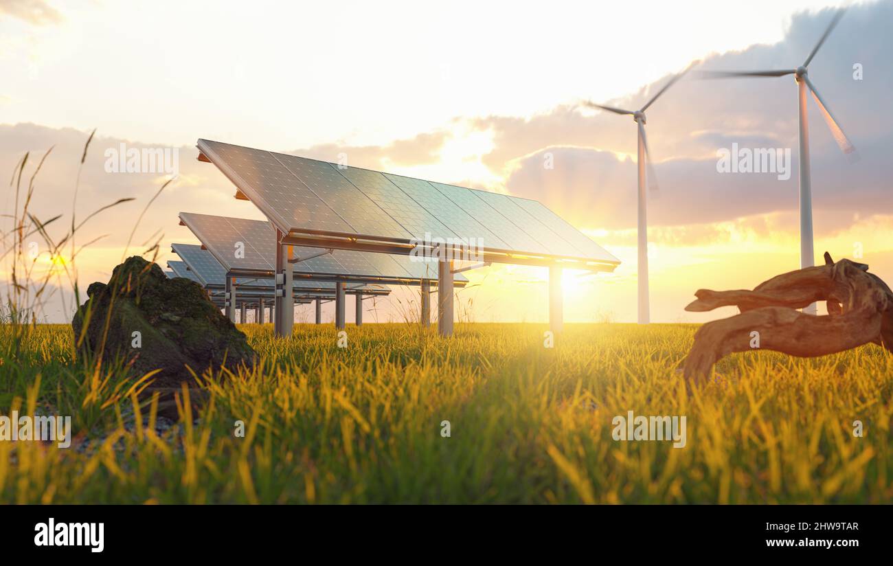 Dawn of new renewable energy technologies. Modern efficient solar