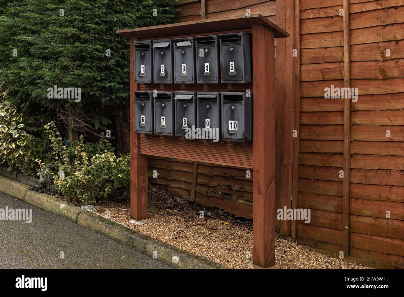 Road side post boxes hi-res stock photography and images - Alamy