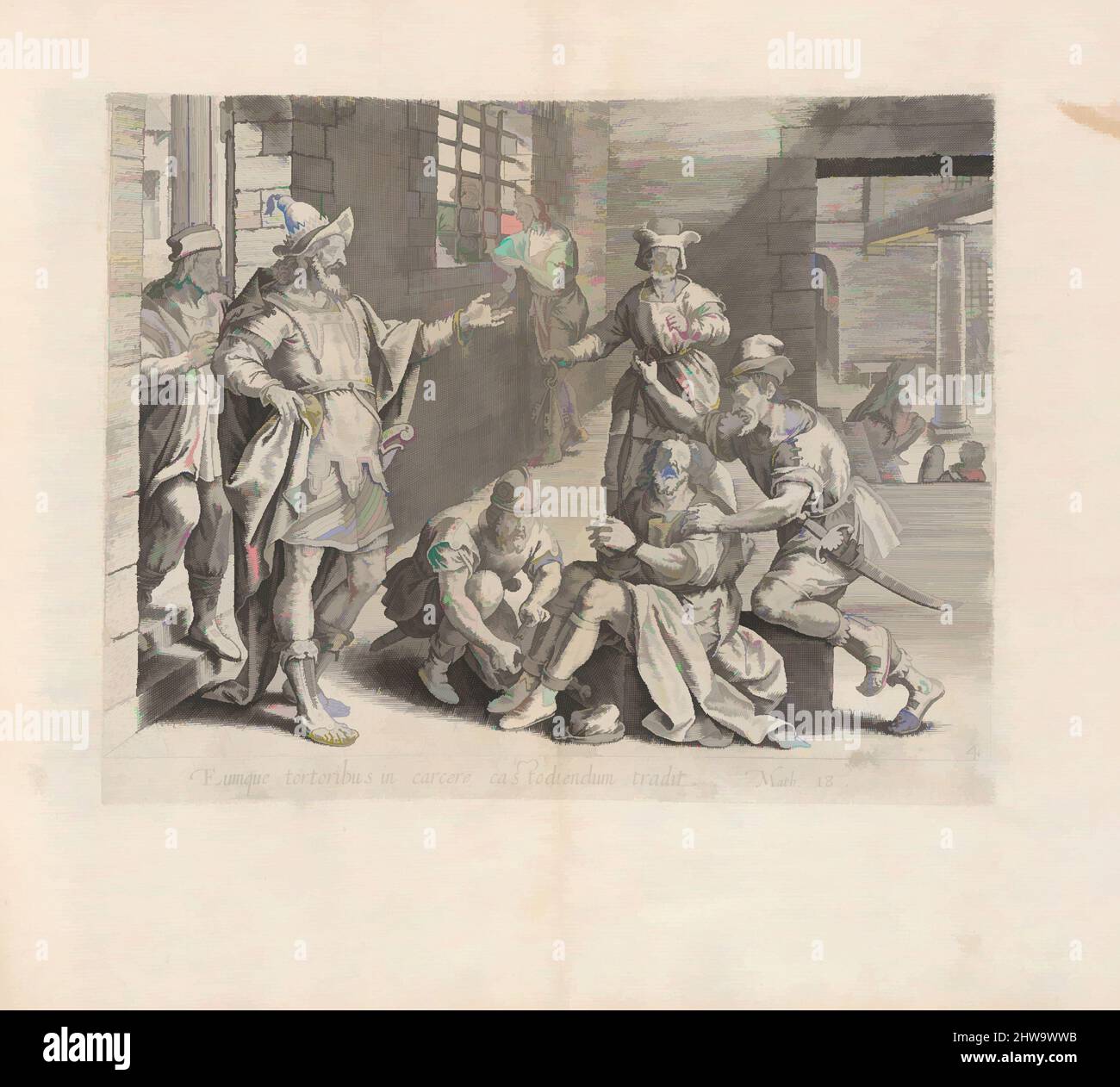 Art inspired by Drawings and Prints, Book Print, The Imprisoned Servant