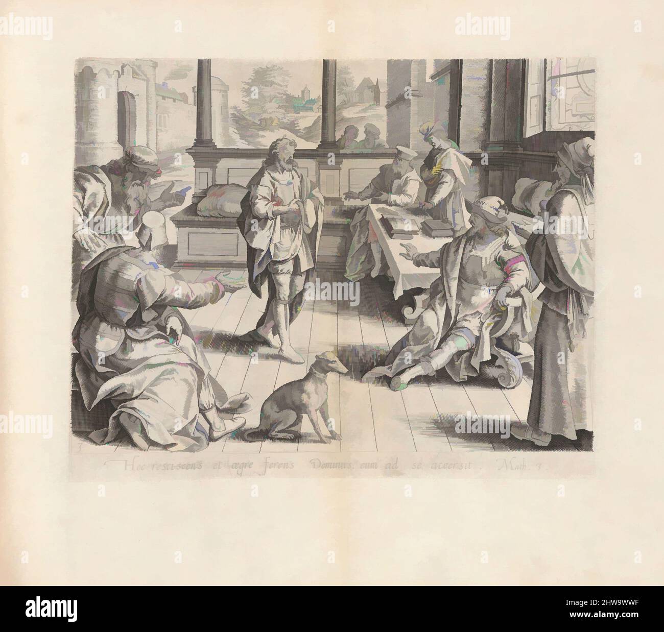 Art inspired by Drawings and Prints, Book Print, The King Summoning the