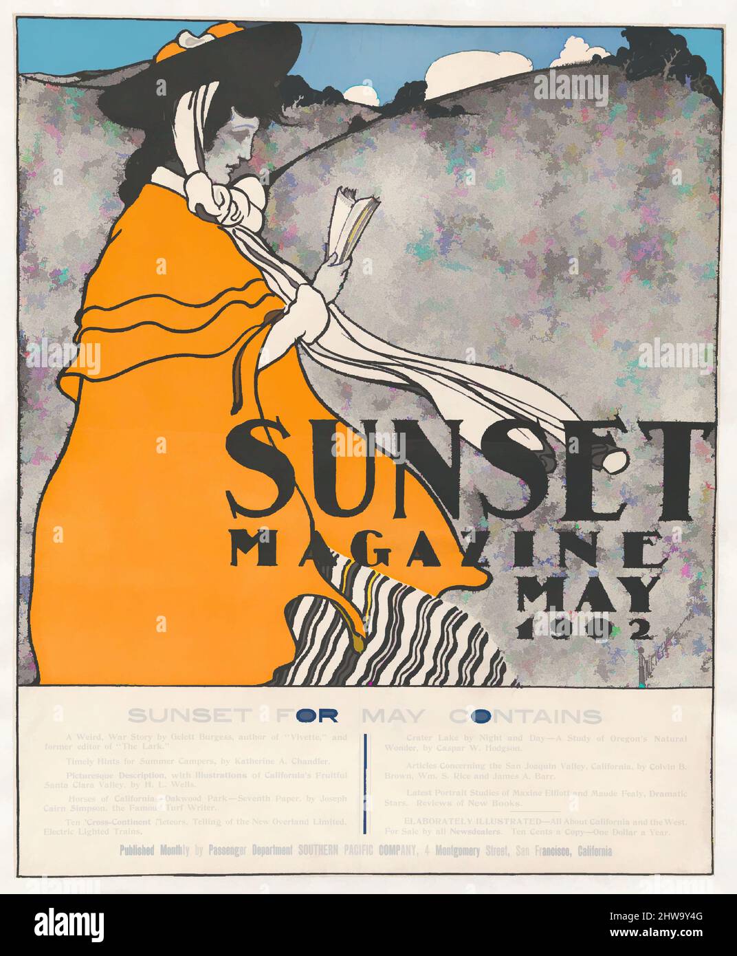 Art inspired by Drawings and Prints, Print Poster, Sunset Magazine: May ...