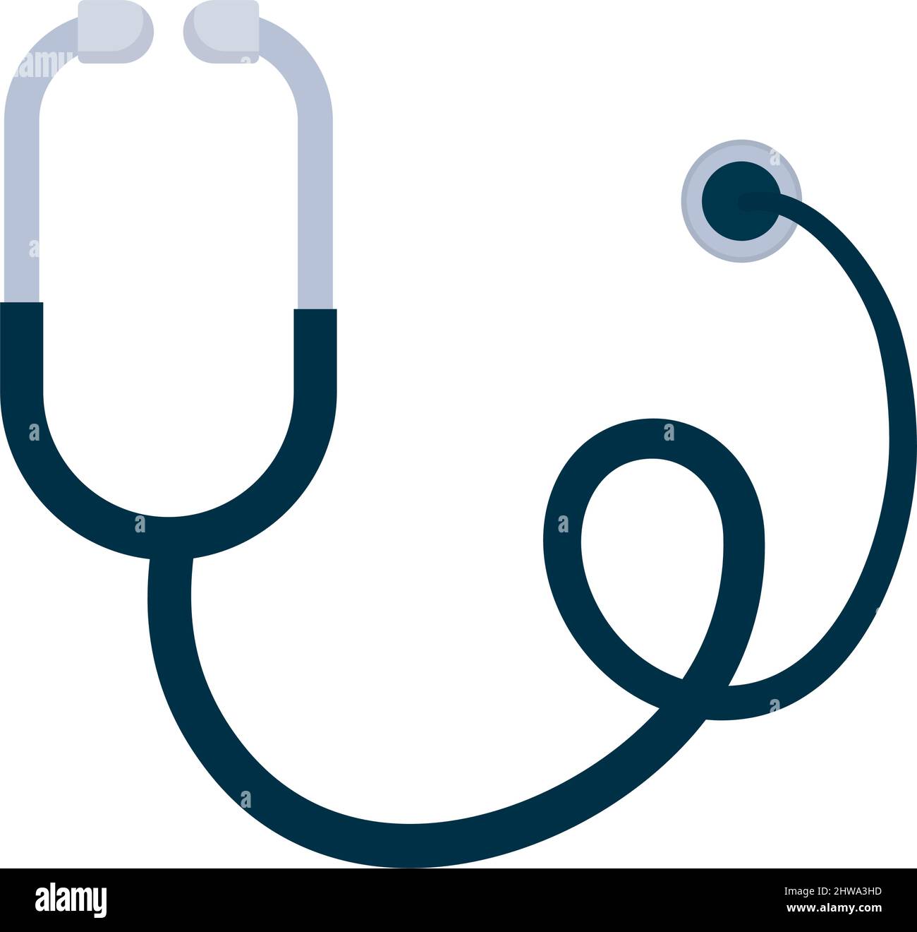 black stethoscope icon Stock Vector Image & Art - Alamy