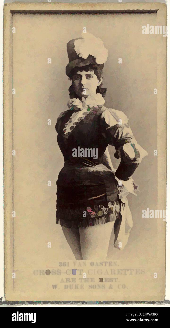 Art inspired by Drawings and Prints, Photograph, Card Number 361, Von Oasten, from the Actors and Actresses series issued by Duke Sons & Co, Classic works modernized by Artotop with a splash of modernity. Shapes, color and value, eye-catching visual impact on art. Emotions through freedom of artworks in a contemporary way. A timeless message pursuing a wildly creative new direction. Artists turning to the digital medium and creating the Artotop NFT Stock Photo