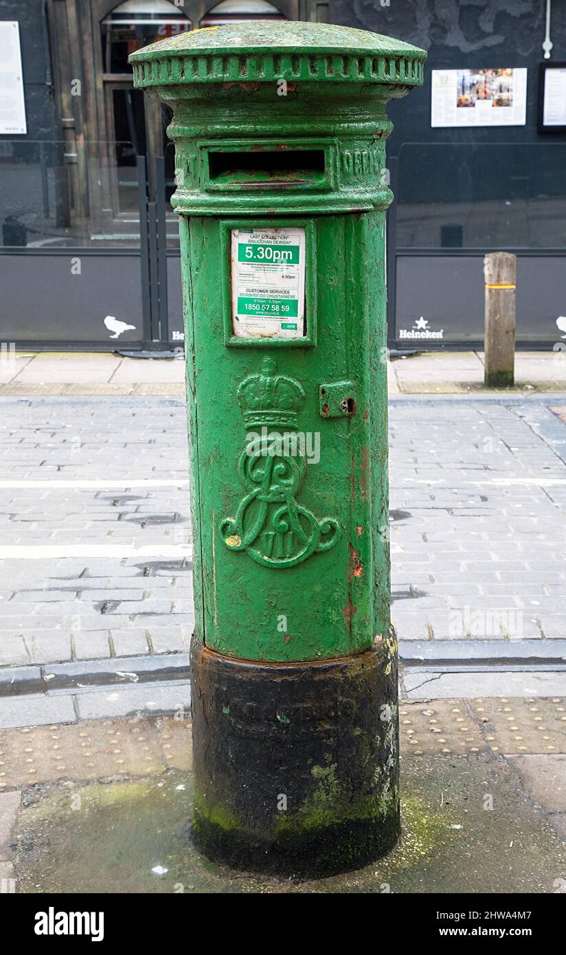 Old Post box in Cork, Ireland Stock Photo Alamy