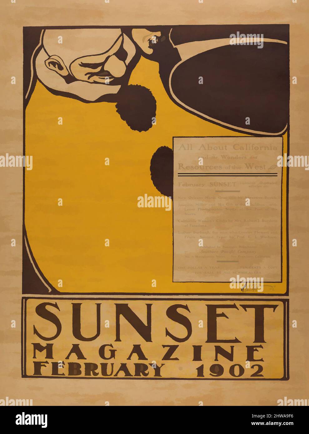 Art inspired by Drawings and Prints, Print Poster, Sunset Magazine ...