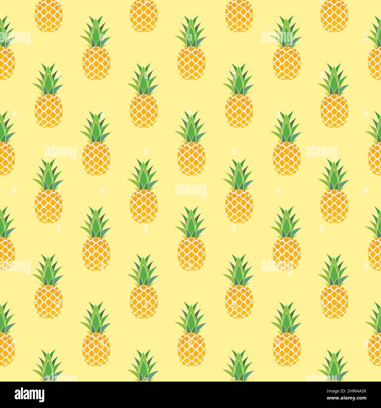 Pineapple Seamless Pattern Background. Illustration Stock Photo - Alamy