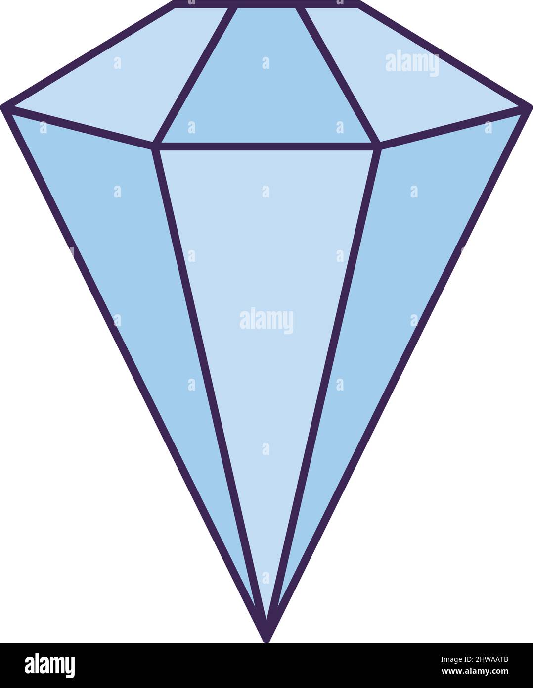 blue diamond illustration Stock Vector Image & Art Alamy