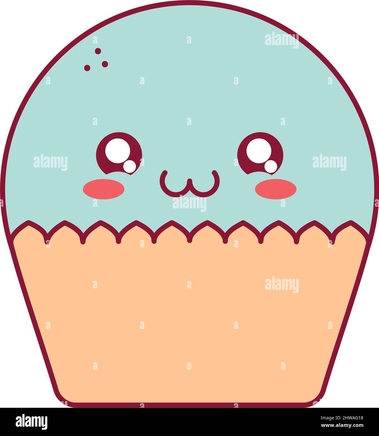 Blue Cupcake Design Stock Vector Image Art Alamy blue-cupcake-design-stock-vector-image-art-alamy