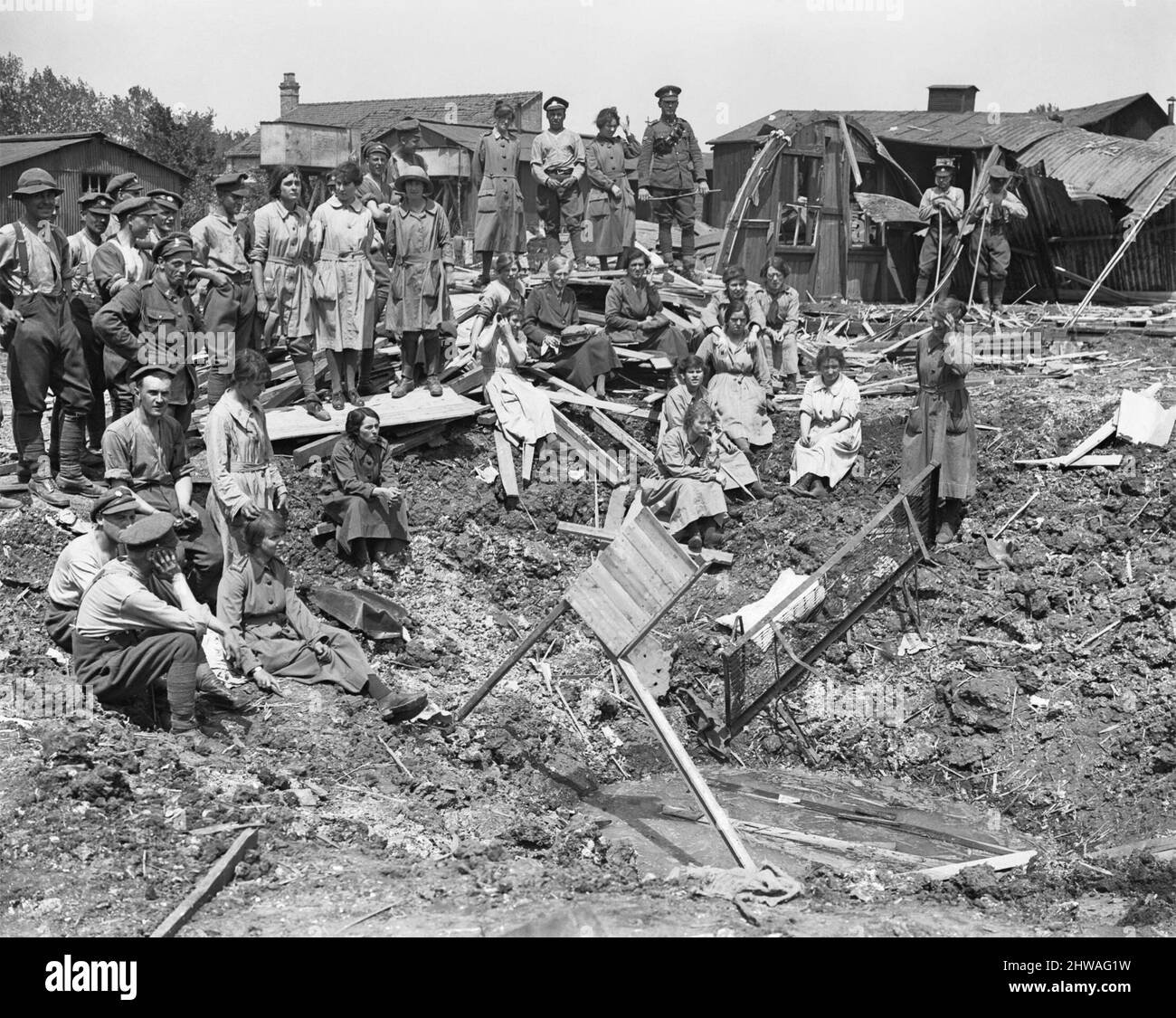 Shell shocked soldier, World War I - Stock Image - C019/4887 - Science  Photo Library