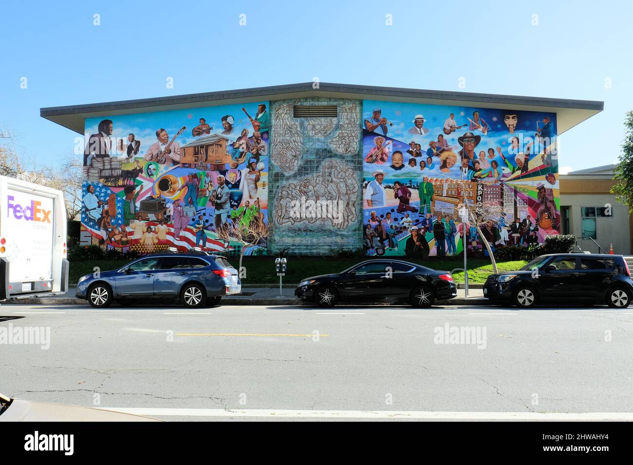 Rear of the Hamilton Recreation Center, San Francisco, California with