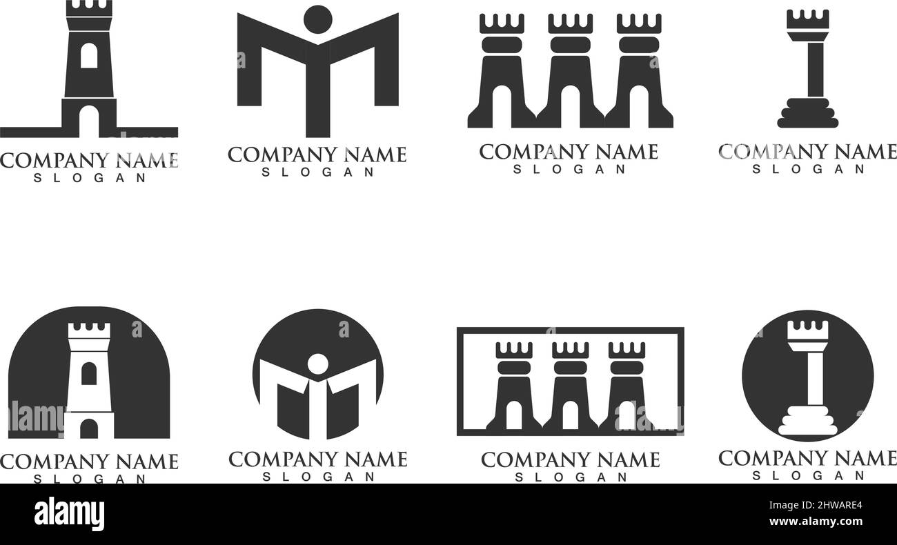 Fortress logo and symbol Stock Vector Image & Art - Alamy