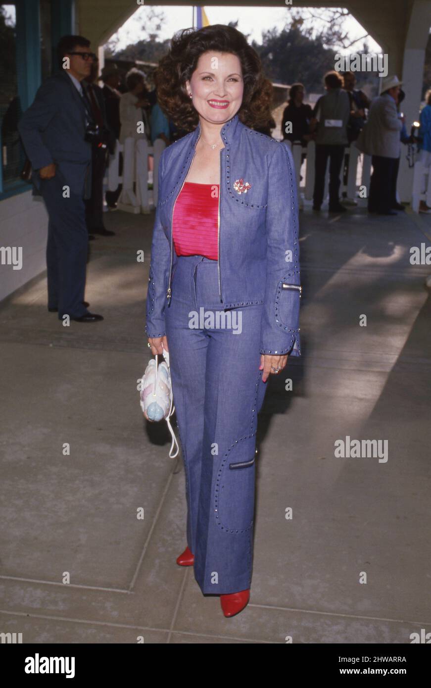Debra Paget August 1987 Credit: Ralph Dominguez/MediaPunch Stock Photo ...