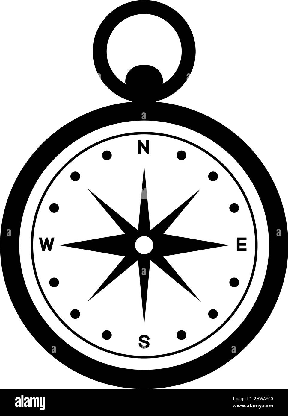 Compass icon design template vector isolated illustration Stock Vector ...