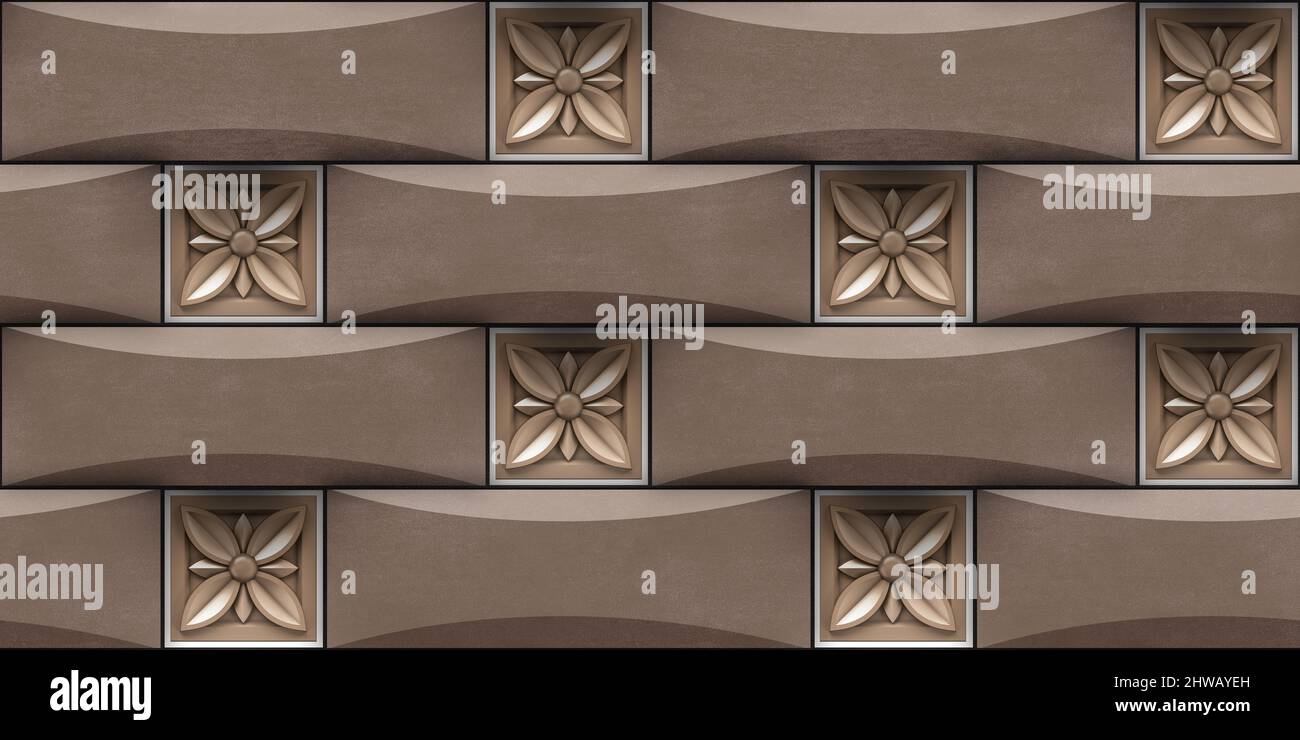 3D elevation wall tiles design, 3d wallpaper background used ceramic wall tile design Stock Photo - Alamy 3D elevation wall tiles design, 3d wallpaper background used ceramic wall tile design Stock Photo - Alamy